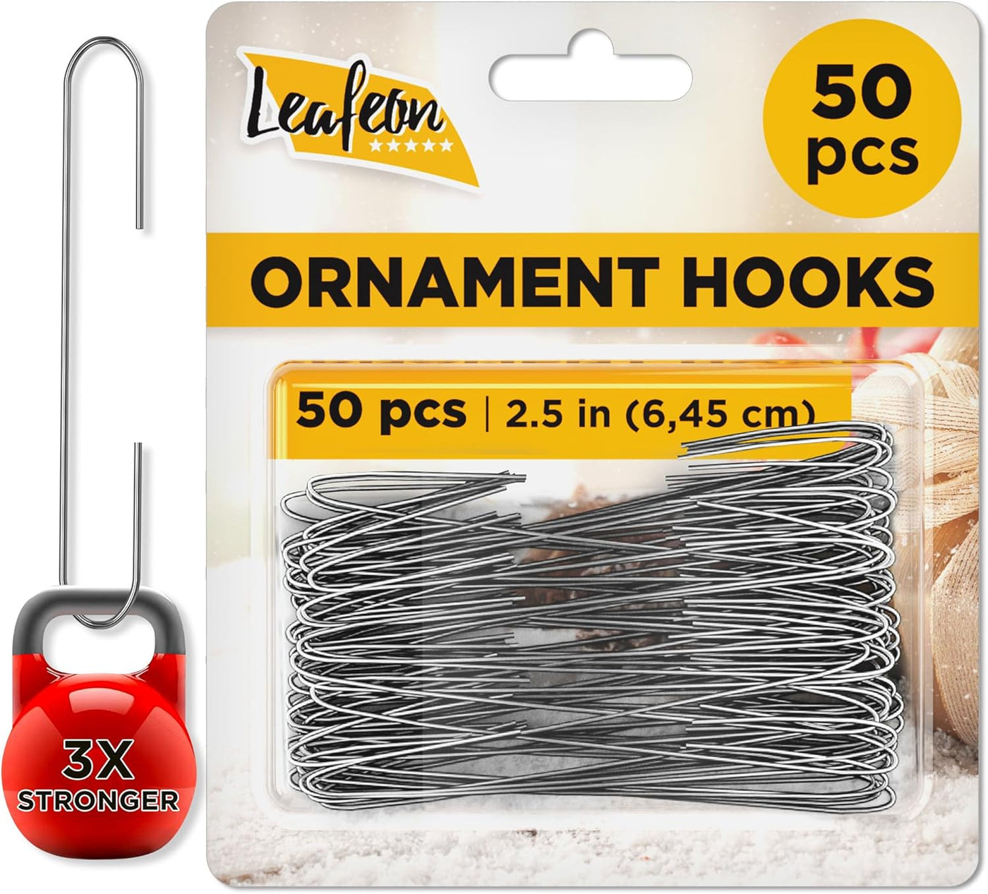 150 Pack Ornament Hooks for Christmas – Essential Christmas Ornament Hangers – Perfect Xmas Ornament Hangers for Tree Decoration (Green)