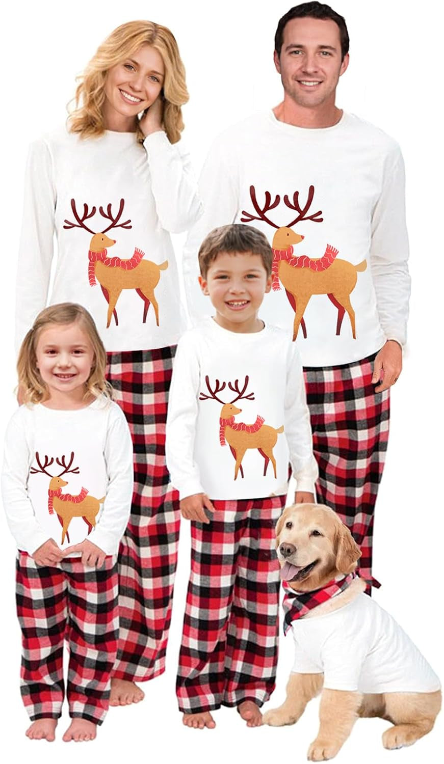 Christmas Pajamas for Family, Xmas Pajamas Family Christmas Pjs Matching Sets Holiday Nightwear Jammies