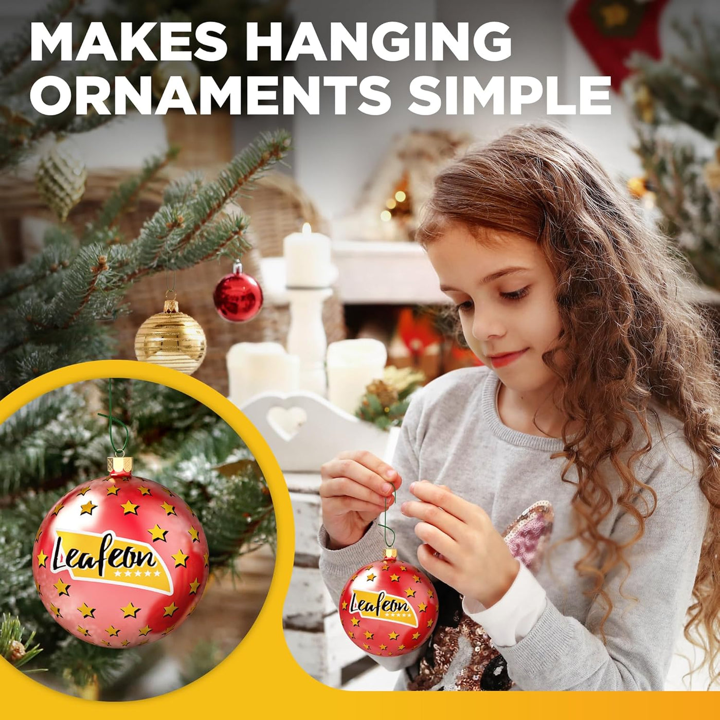 150 Pack Ornament Hooks for Christmas – Essential Christmas Ornament Hangers – Perfect Xmas Ornament Hangers for Tree Decoration (Green)