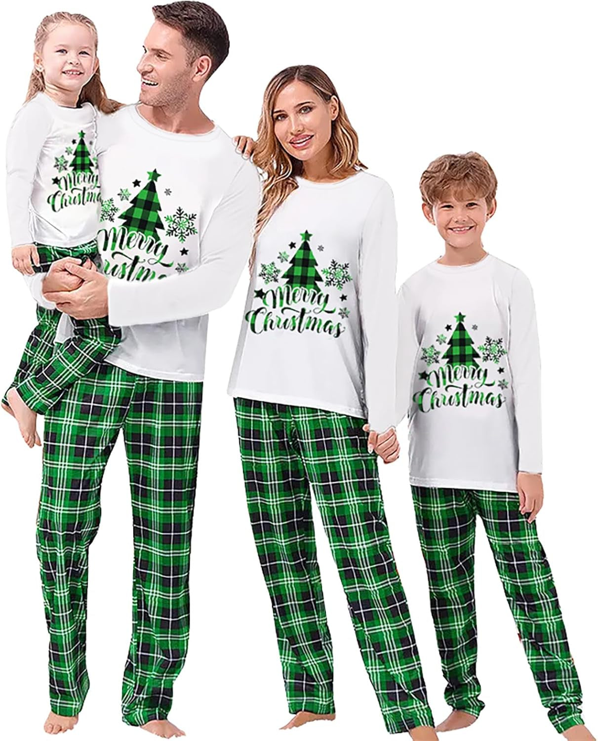 Christmas Pajamas for Family, Xmas Pajamas Family Christmas Pjs Matching Sets Holiday Nightwear Jammies