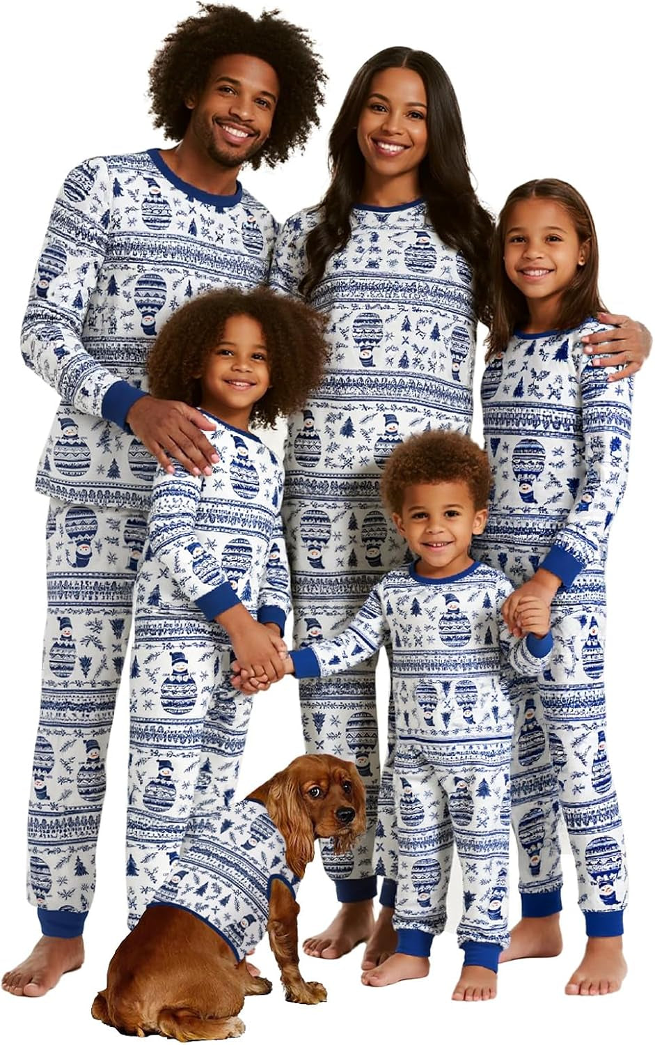 Family Christmas Pajamas Matching Sets, Christmas Pjs Long Sleeves Sleepwaear Holiday Family Loungewear Sets