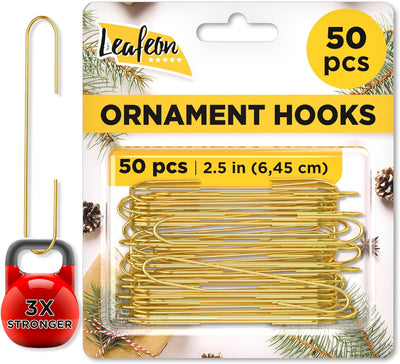 150 Pack Ornament Hooks for Christmas – Essential Christmas Ornament Hangers – Perfect Xmas Ornament Hangers for Tree Decoration (Green)