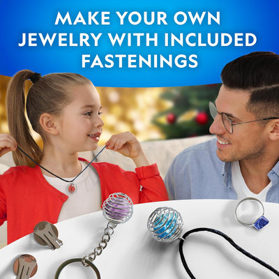 NATIONAL GEOGRAPHIC Gemstone Advent Calendar - 2025 Christmas Countdown Calendar for Kids with 24 Gems to Open Each Day, Complete Rock Collection with Mini Gemstone Dig Kit