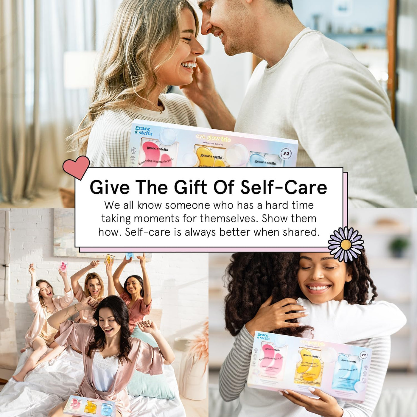 under Eye Patches (12 Pairs) Eye Masks for Puffy Eyes and Dark Circles - Stocking Stuffers, Christmas Gifts for Women - Gifts for Birthdays, Bachelorette Party, Bridesmaids, Self Care