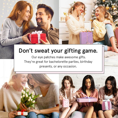 under Eye Patches (12 Pairs) Eye Masks for Puffy Eyes and Dark Circles - Stocking Stuffers, Christmas Gifts for Women - Gifts for Birthdays, Bachelorette Party, Bridesmaids, Self Care