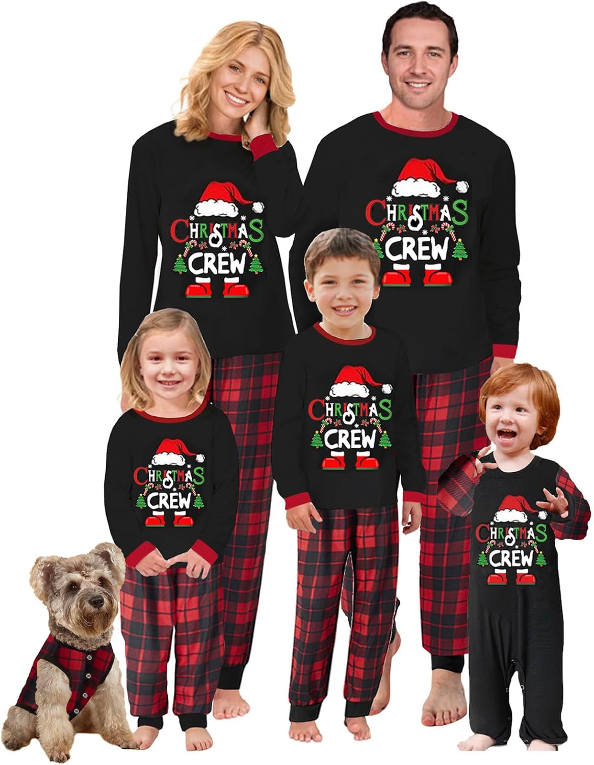 Christmas Pajamas for Family, Xmas Pajamas Family Christmas Pjs Matching Sets Holiday Nightwear Jammies