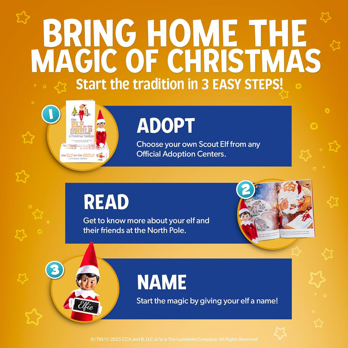 : a Christmas Tradition - Boy Scout Elf with Blue Eyes - Includes Artfully Illustrated Storybook, Keepsake Box and Official Adoption Certificate