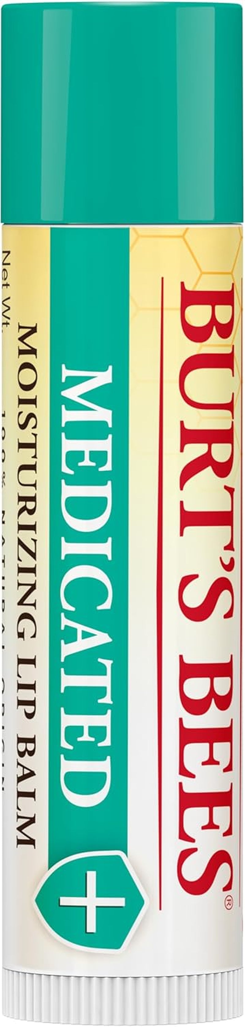 Lip Balm Stocking Stuffers, Moisturizing Lip Care Christmas Gifts for Dry Chapped Lips, Medicated with Menthol & Eucalyptus, 100% Natural (2-Pack)