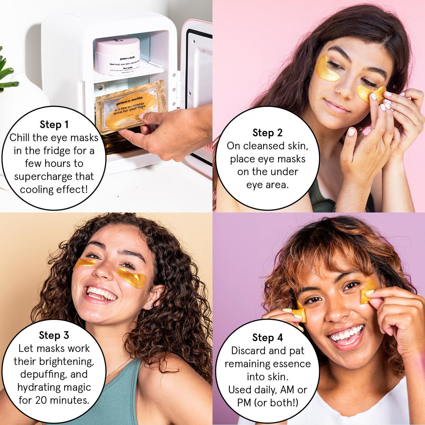 under Eye Patches (12 Pairs) Eye Masks for Puffy Eyes and Dark Circles - Stocking Stuffers, Christmas Gifts for Women - Gifts for Birthdays, Bachelorette Party, Bridesmaids, Self Care