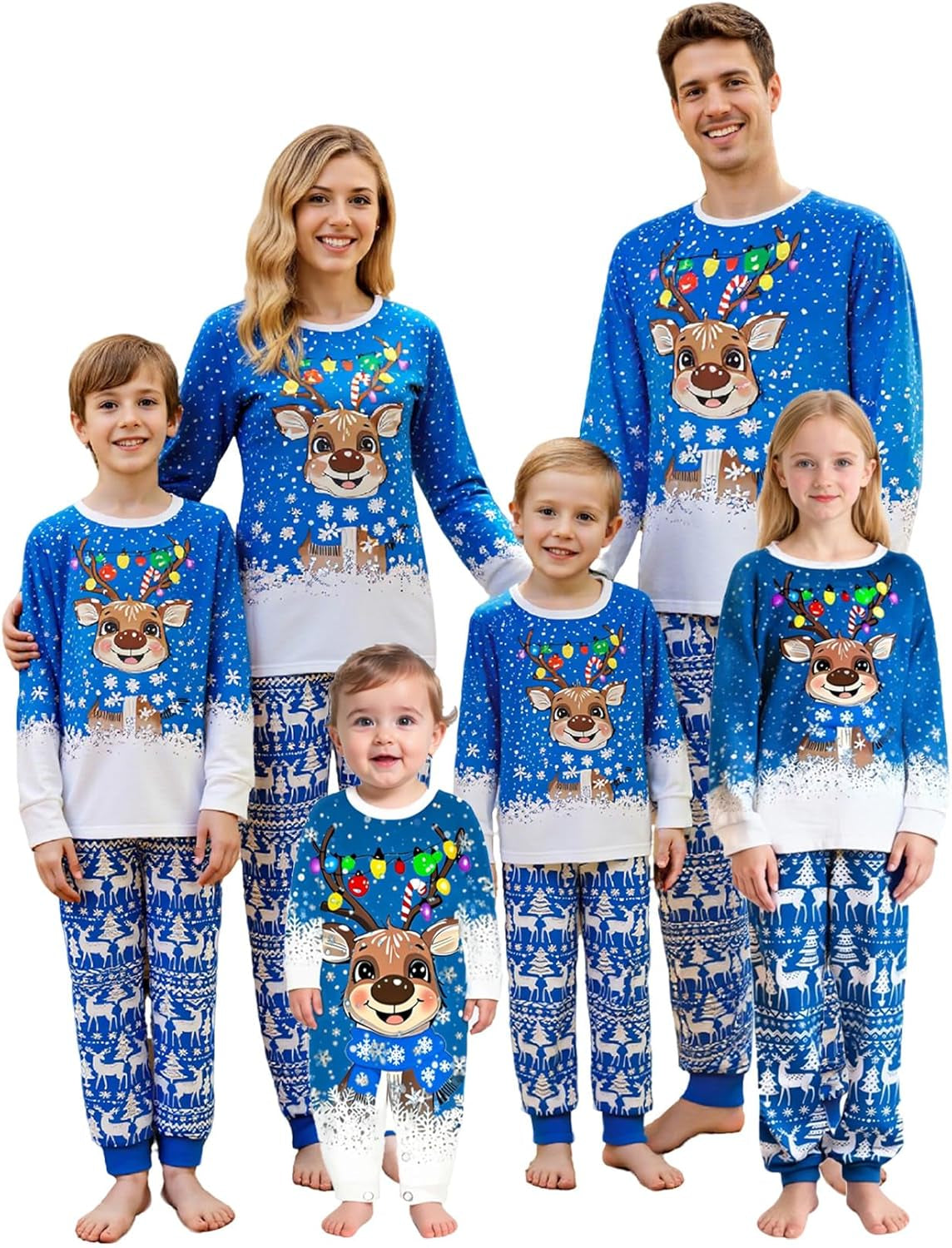 Christmas Pajamas for Family, Xmas Pajamas Family Christmas Pjs Matching Sets Holiday Nightwear Jammies