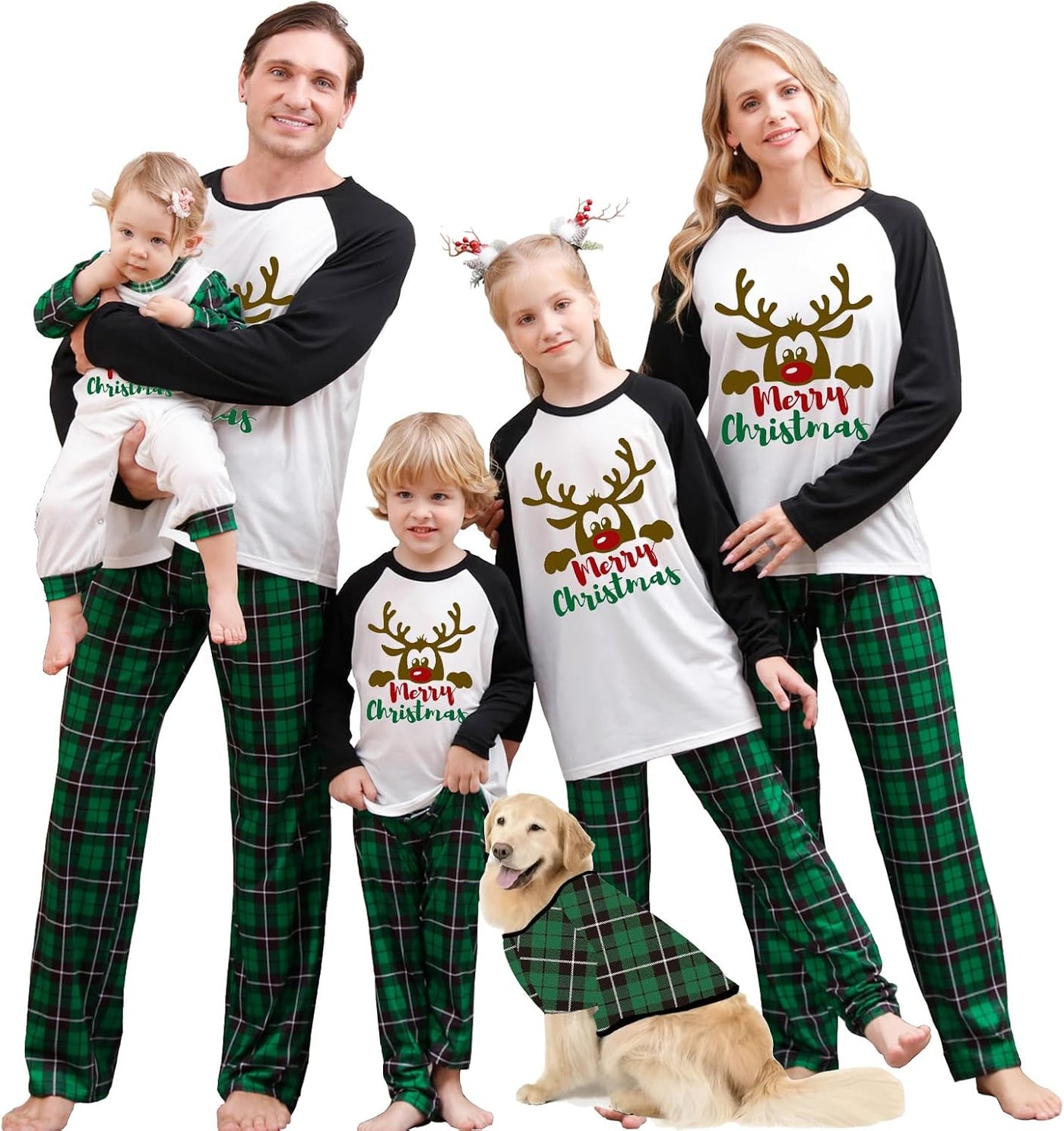 Christmas Pajamas for Family, Xmas Pajamas Family Christmas Pjs Matching Sets Holiday Nightwear Jammies