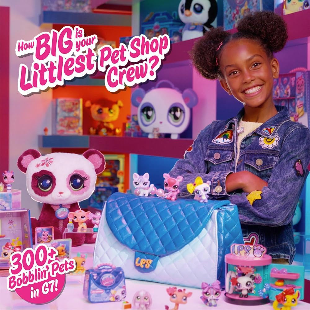 - Deluxe Holiday Calendar - Series 4 Advent Calendar -Gen 7 Authentic LPS Bobble Head Toy Figure, Collectible Toy Animal, Ages 4+