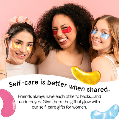 under Eye Patches (12 Pairs) Eye Masks for Puffy Eyes and Dark Circles - Stocking Stuffers, Christmas Gifts for Women - Gifts for Birthdays, Bachelorette Party, Bridesmaids, Self Care