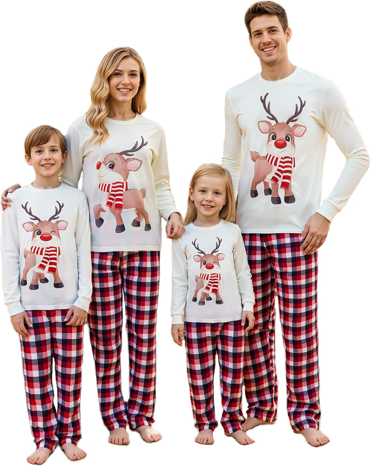 Christmas Pajamas for Family, Xmas Pajamas Family Christmas Pjs Matching Sets Holiday Nightwear Jammies