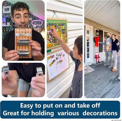 Vinyl Siding Hooks 20 Pack Heavy Duty Siding Clips Vinyl Siding Hanger for Hanging on Patio, No Hole Need Command Outdoor Hook Hang to Decor Wreath Things