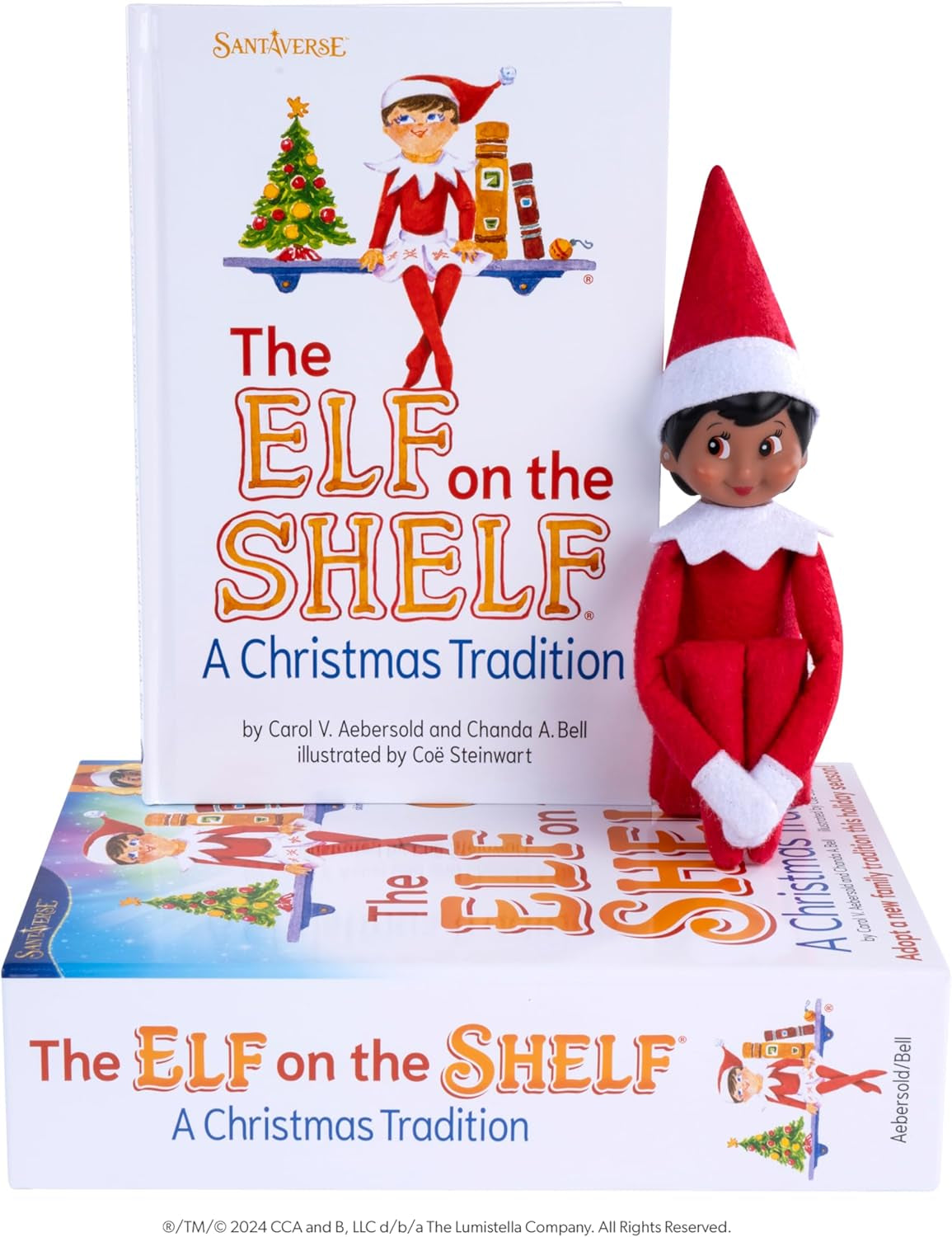 : a Christmas Tradition - Boy Scout Elf with Blue Eyes - Includes Artfully Illustrated Storybook, Keepsake Box and Official Adoption Certificate