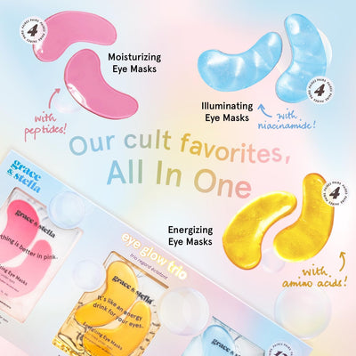 under Eye Patches (12 Pairs) Eye Masks for Puffy Eyes and Dark Circles - Stocking Stuffers, Christmas Gifts for Women - Gifts for Birthdays, Bachelorette Party, Bridesmaids, Self Care