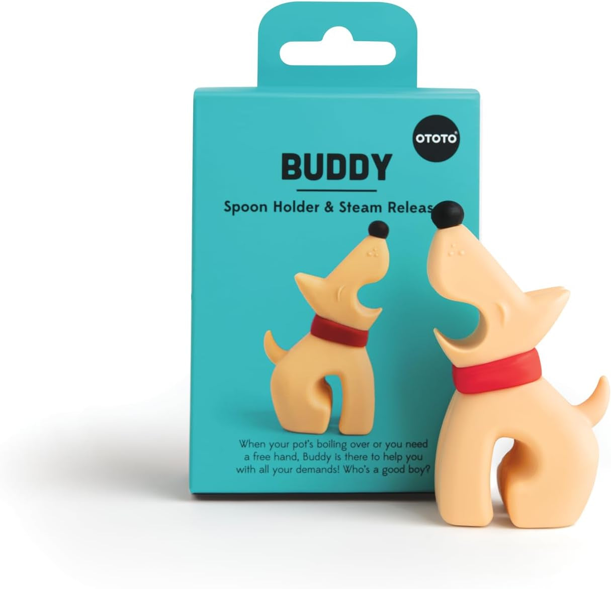 Red the Crab Silicone Utensil Rest - Kitchen Gifts, Silicone Spoon Rest for Stove Top - Heat-Resistant Kitchen and Grill Utensil Holder - Non-Slip Spoon Holder Stove Organizer, Steam Releaser